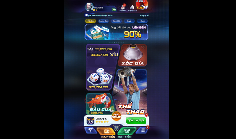 Ưu điểm khi Rút tiền nổ hũ Win79