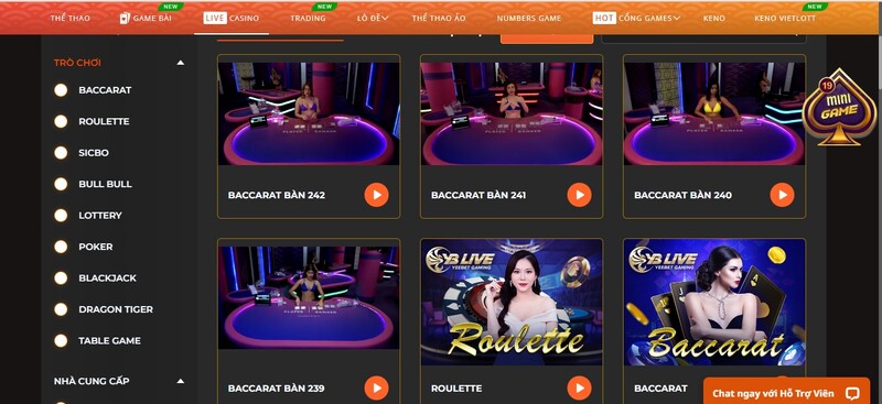 Hiện nhà cái SV88 đang cung cấp các dịch vụ nào?