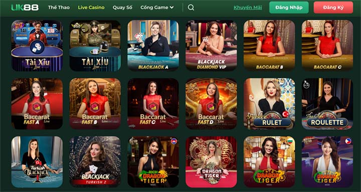 Kho trò chơi chất lượng tại UK88 bạn nên thử