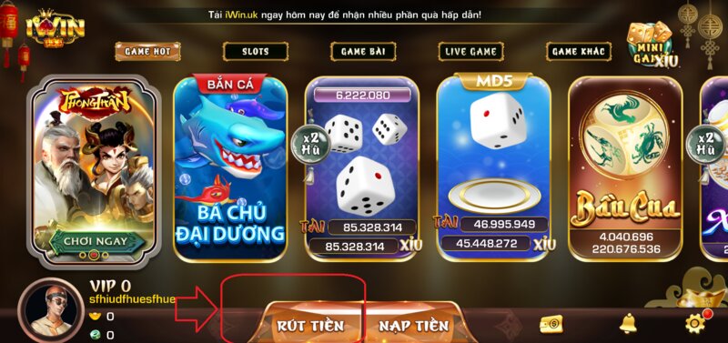 Lợi ích khi Rút tiền nổ hũ Iwin cho hội viên