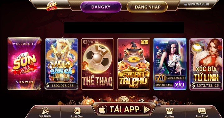 Giới thiệu về app nổ hũ Sunwin 