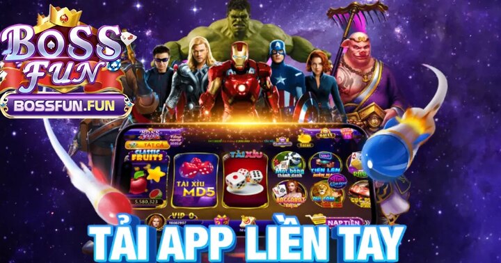 Cách tải ứng dụng game giải trí Bossfun