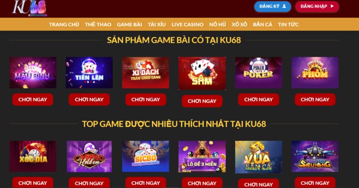 Tổng quan về game đổi thưởng uy tín Ku68