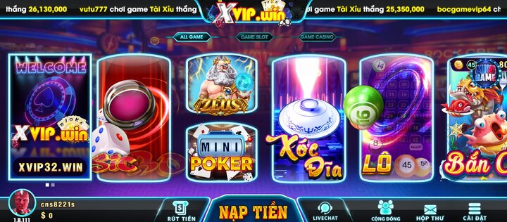 Đánh giá ưu điểm nổi bật của cổng game xvip
