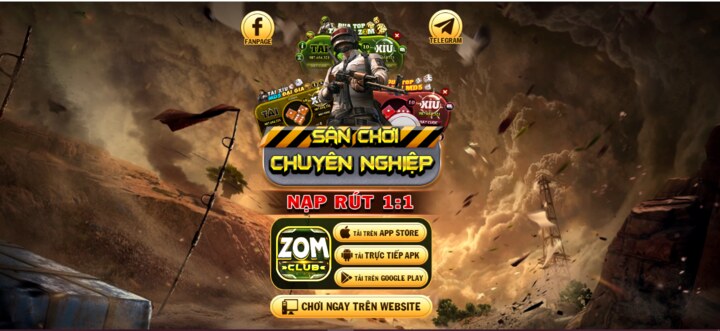 Thông tin chung về cổng game Zomclub