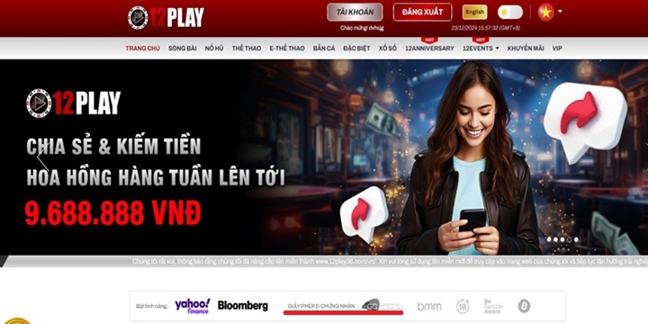Thông tin mới nhất về 12Play trong năm 2025