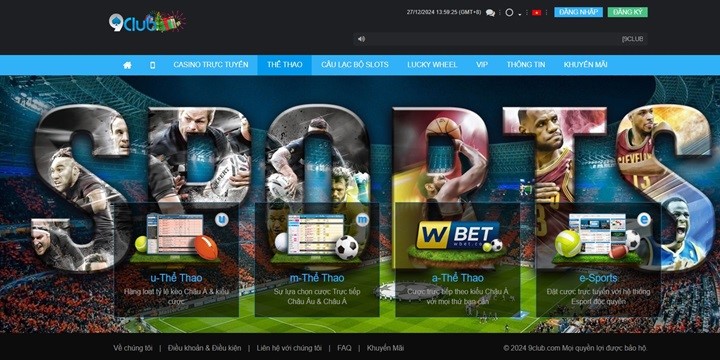 9 Club sở hữu sảnh game chất lượng