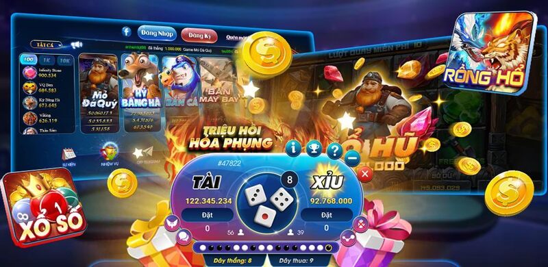 Các dòng game đổi thưởng uy tín hay tại Benvip