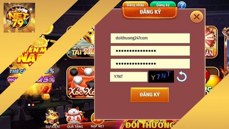 Hướng dẫn tạo tài khoản Net79