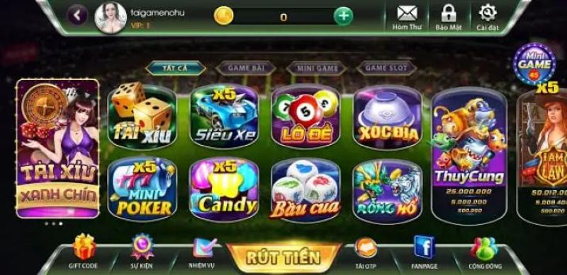 Kho game đa dạng tại nhà cái Go79