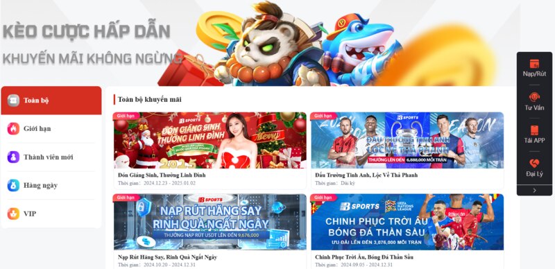 Khuyến mãi Bsport