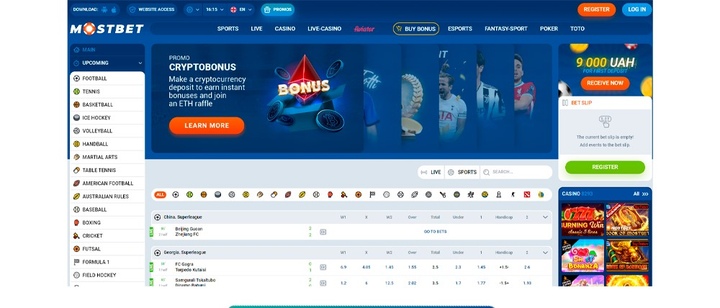 Danh sách trò chơi mostbet cung cấp