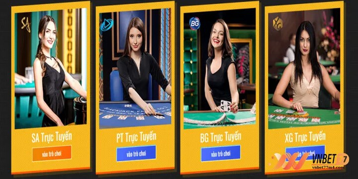 Nhà cái giải trí Vnbet77 và các trò chơi