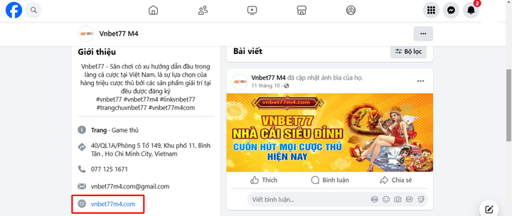 Thông báo link vào Vnbet77 chính hãng