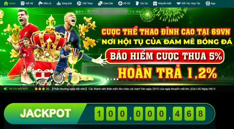 Giới thiệu về nhà cái tặng tiền 69vn