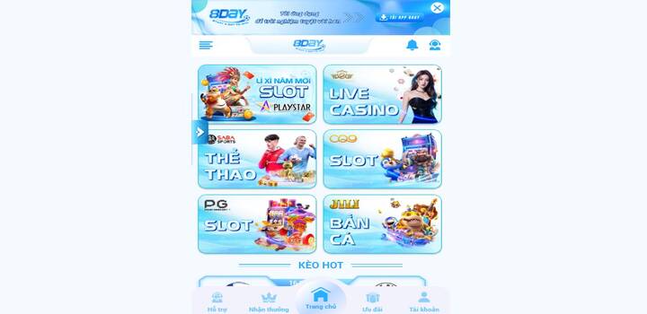 Kho game cá cược nổi danh nhất tại 8day
