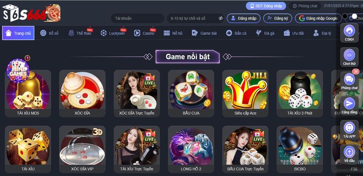 Hỗ trợ app game s666 trên điện thoại tiện lợi